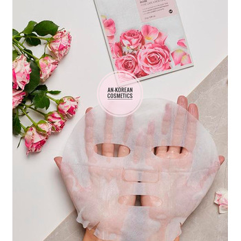 Joyful Time Essence Mask Rose ( suchá pleť ) - Plátýnková 3D maska 